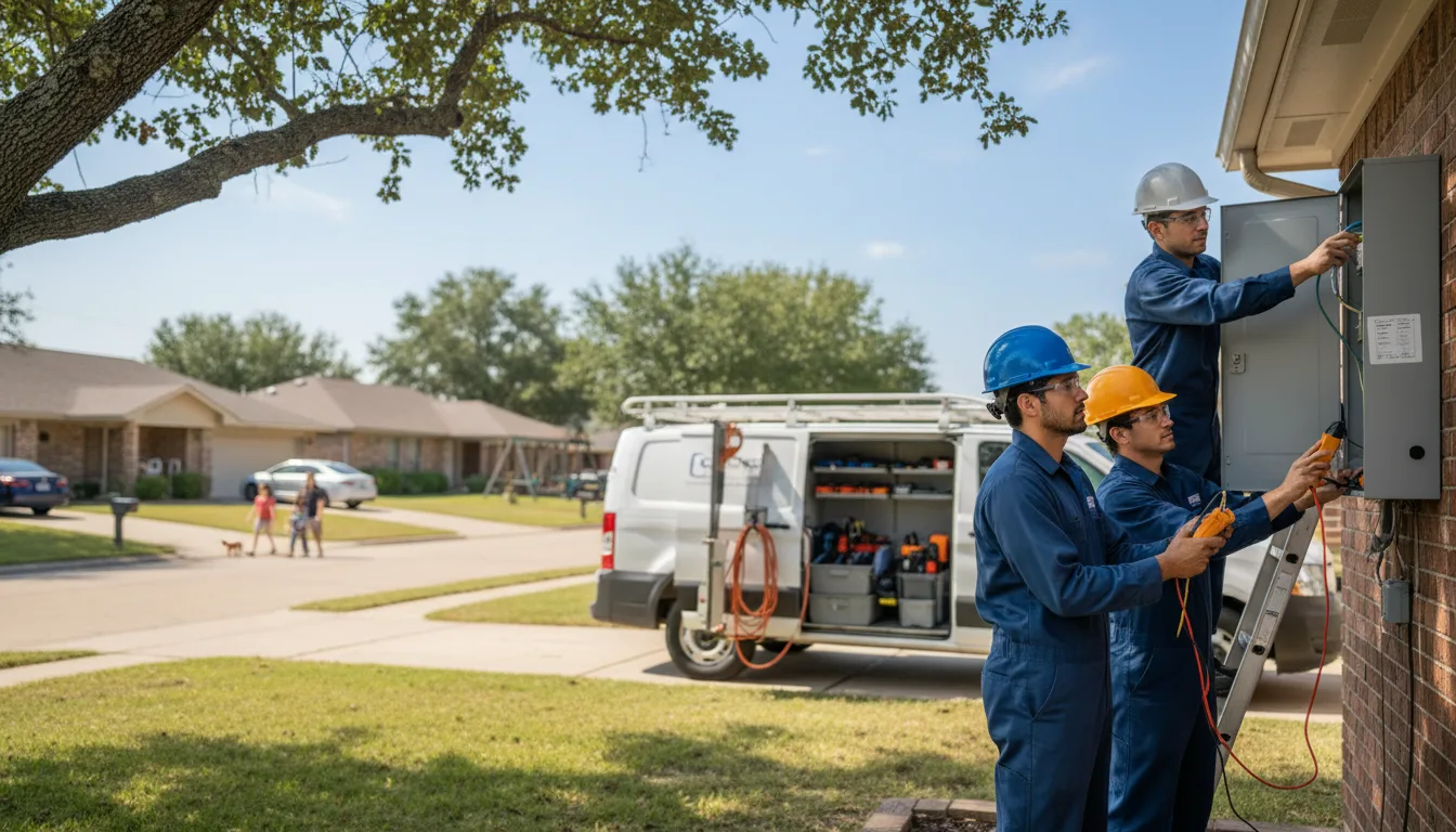 Certified electrician providing emergency electrical services in Locust Grove, AR